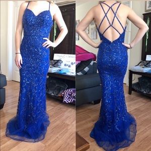 Blue Prom Dress
